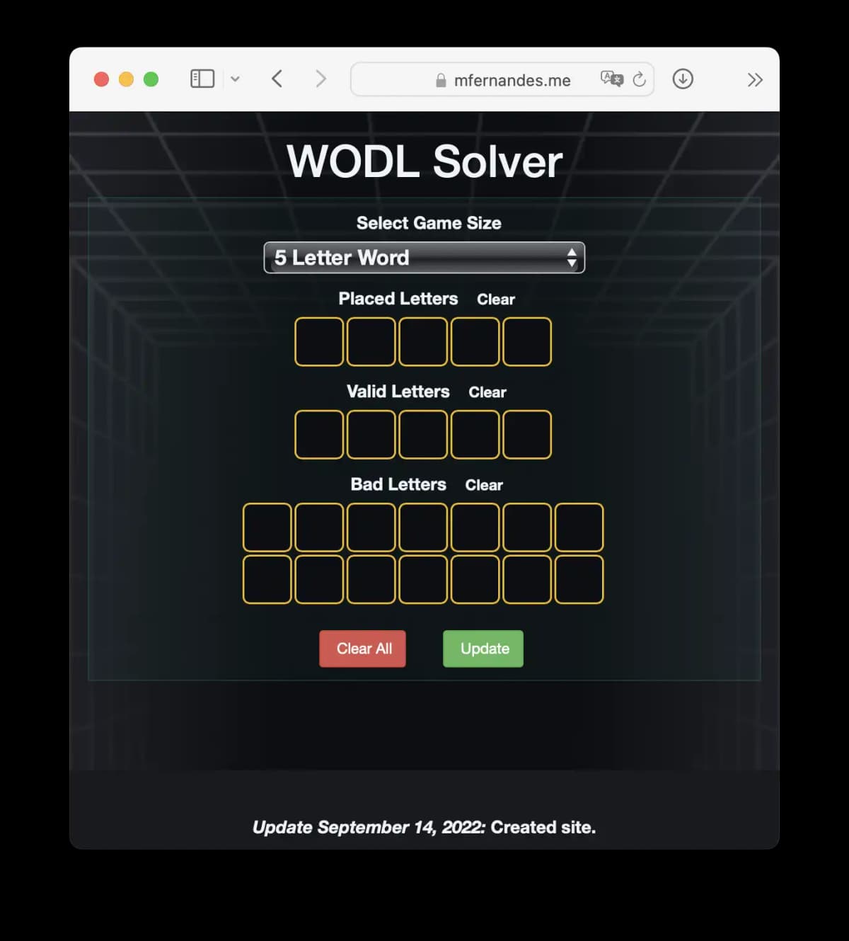 Wodl Solver